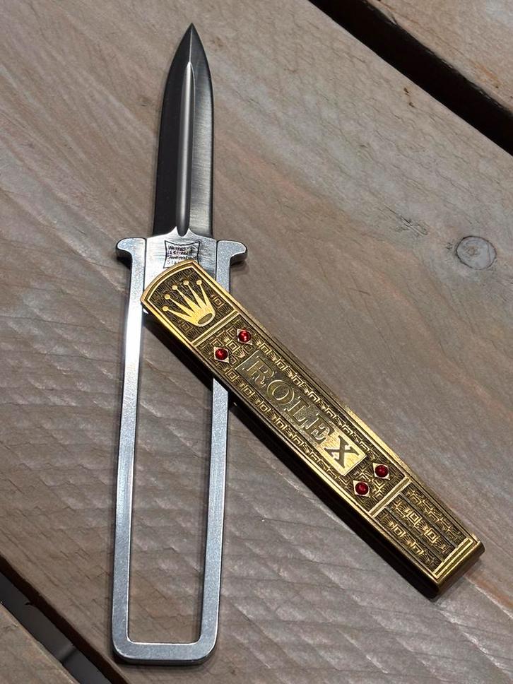 Couteau Rolex Luxury Wenger limité et rare., Collections, Objets militaires | Général, Enlèvement ou Envoi