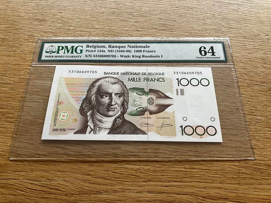 1000 francs belges - Permeke - PMG 64, Enlèvement ou Envoi