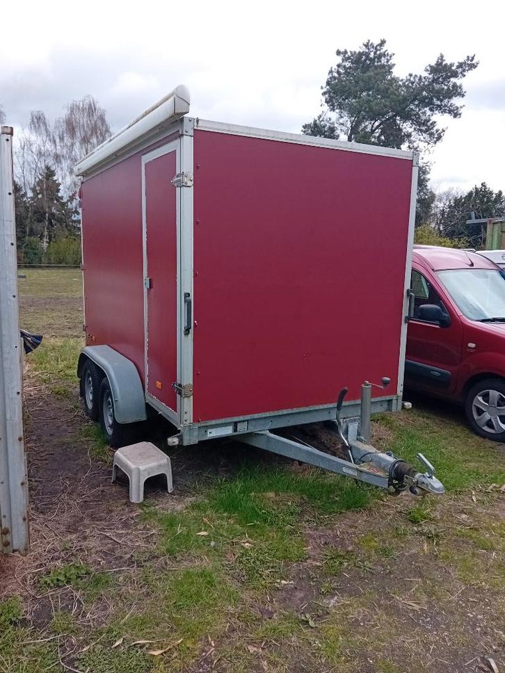 GESLOTEN AANHANGWAGEN TE KOOP, Autos : Divers, Remorques, Utilisé, Enlèvement