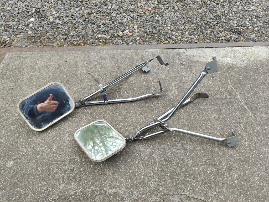 Oude caravan spiegels, Ophalen, Gebruikt