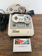 Super Nintendo (SNES) set  2 controllers  game  werkend, Games en Spelcomputers, Spelcomputers | Nintendo Super NES, Ophalen of Verzenden