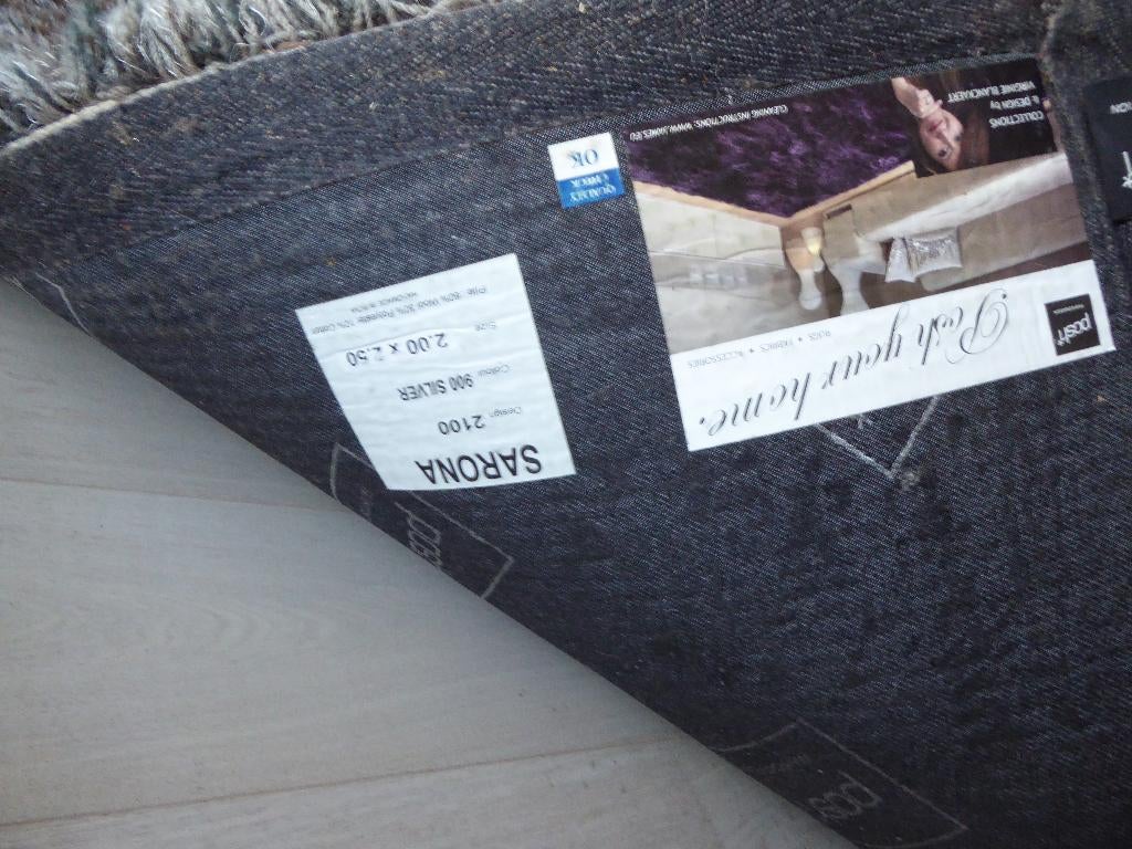 tapijt, Ophalen, 200 cm of meer, 200 cm of meer, Grijs