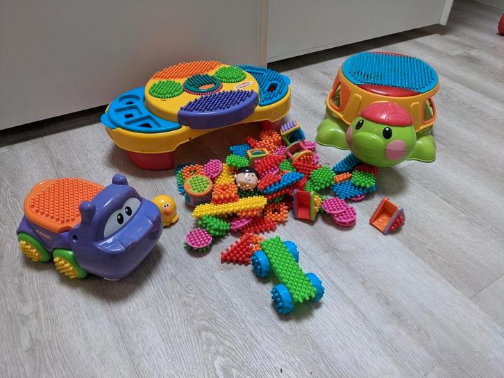 PLAYSKOOL Noppers / bouwblokken Set, Kinderen en Baby's, Speelgoed | Bouwstenen, Gebruikt, Overige merken, Ophalen