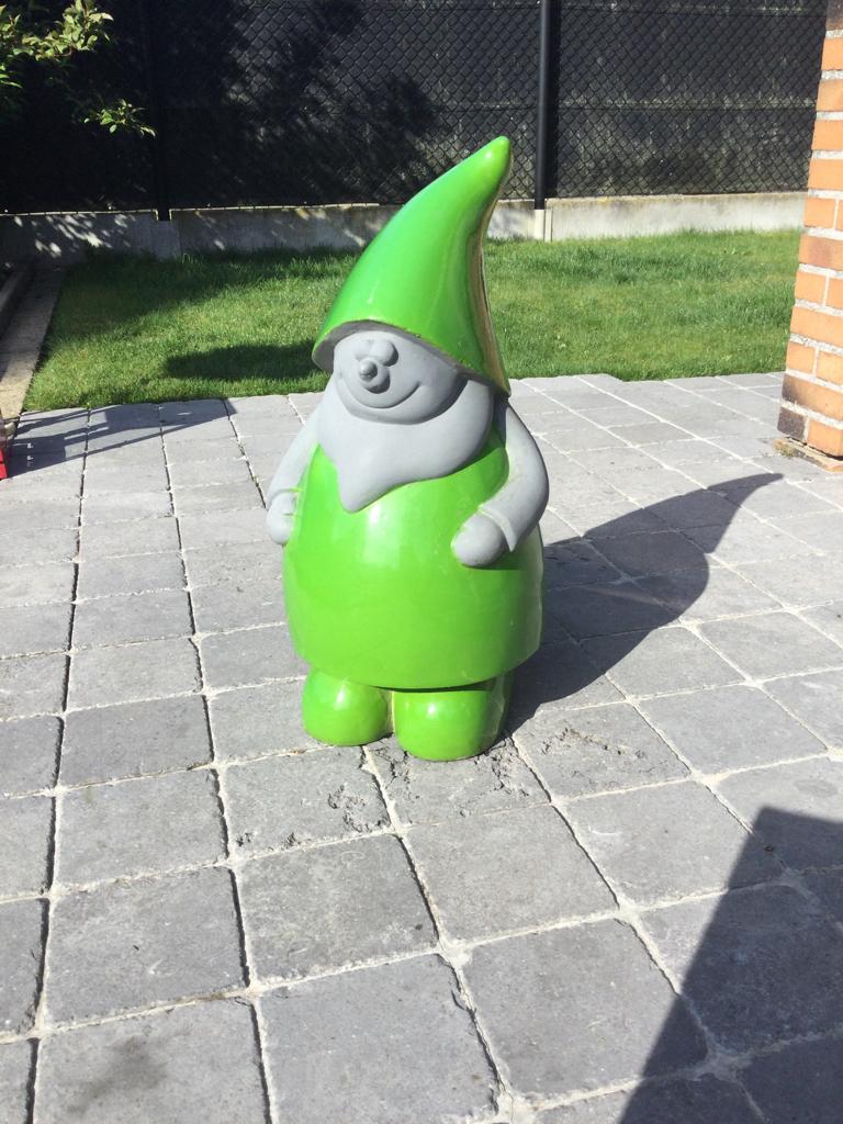 Grote tuinkabouter, Ophalen of Verzenden, Zo goed als nieuw, Steen, Tuinkabouter