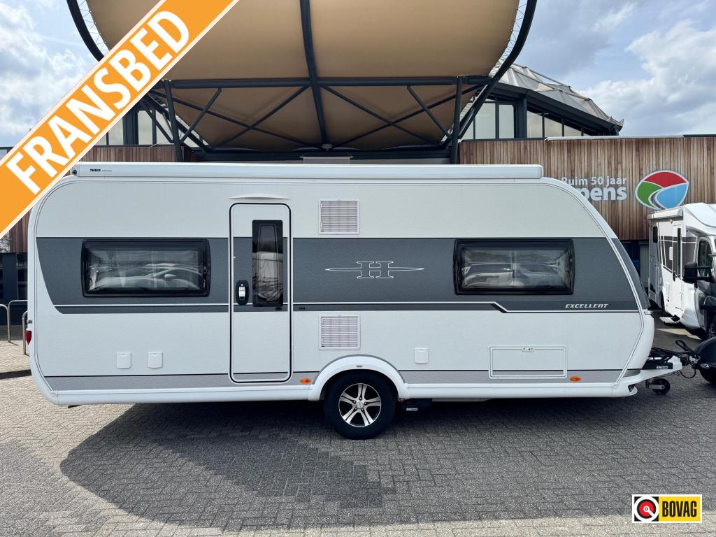 Hobby Excellent 560 CFE 2020 Airco,Mover,Luifel!, Schokbreker, Rondzit, 5 tot 6 meter, 1250 - 1500 kg