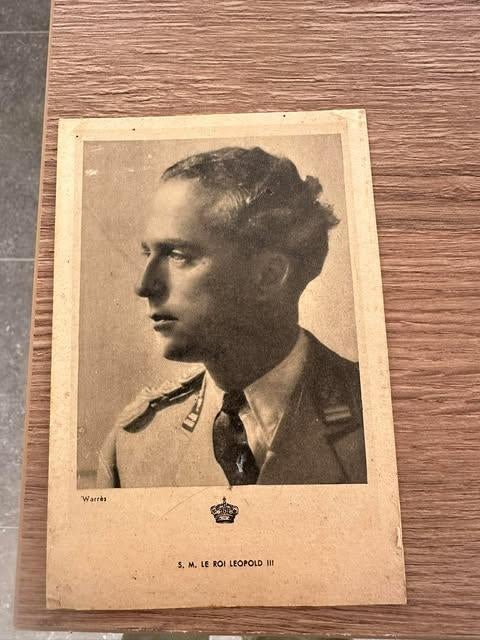 le roi Léopold III carte postale N 176 éditions s'art, Comme neuf, Edions art, Carte, Photo ou Gravure, 1000BXL