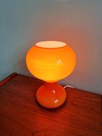 Lampe de table Space Age en verre orange, Massive,1960, Enlèvement ou Envoi