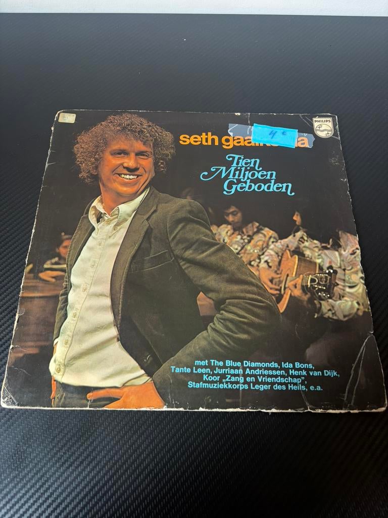 Seth Gaaikema – Tien Miljoen Geboden LP vinyl, Ophalen of Verzenden, Gebruikt