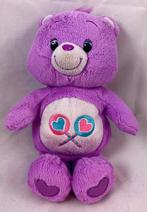 Care Bears Deelbeertje Pluche Hasbro 2012 Paars 30cm, Kinderen en Baby's, Speelgoed | Knuffels en Pluche, Verzenden, Zo goed als nieuw