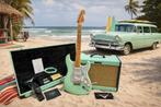 Fender Custom Shop Stratocaster Surf Green Legacy Package, Fender, Enlèvement, Solid body, Avec ampli
