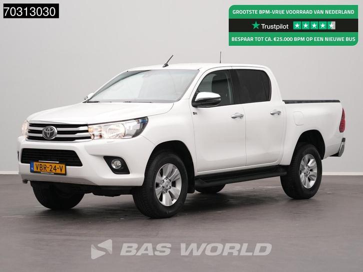Toyota Hilux 2.4 D-4D-F Double Cab Automaat Trekhaak Airco C, Auto's, Toyota, Bedrijf, Te koop, Hilux, 4x4, Achteruitrijcamera