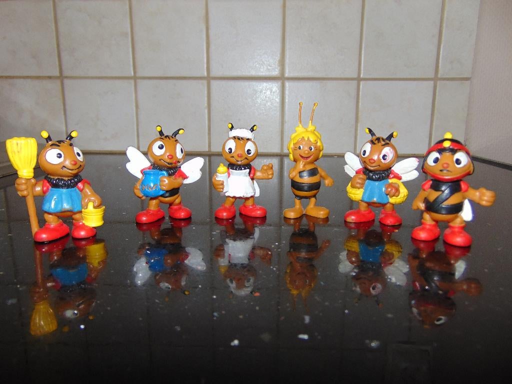 Oude Maya de bij poppetjes, Ophalen of Verzenden, Gebruikt