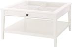LIATORP Ikea Salontafel, wit, glas, 93x93 cm, Enlèvement, Verre