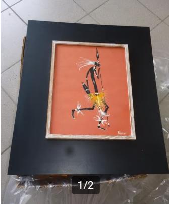 kader : afrikaan, Antiek en Kunst, Ophalen of Verzenden