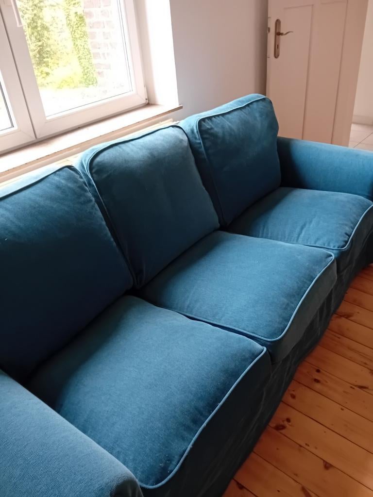 Canapé 3 places, Maison & Meubles, Enlèvement, Utilisé, Tissus