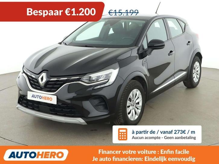 Renault Captur 1.3 TCe Experience (bj 2020, automaat), Auto's, Renault, Te koop, Captur, ABS, Airbags, Airconditioning, Bluetooth
