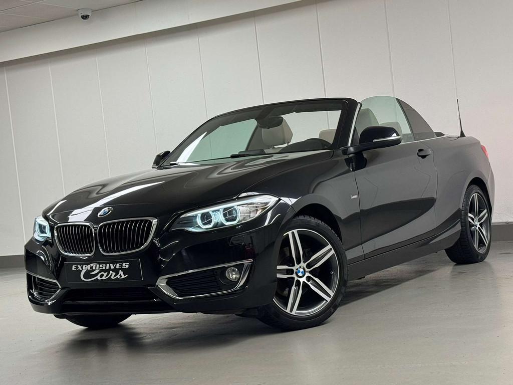BMW 2 Serie 218 I CABRIO ! 65000 KM ! CAMERA GPS CUIR XENON, Auto's, BMW, Bedrijf, Te koop, 2 Reeks, ABS, Airbags, Airconditioning