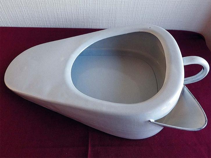 Bedpan/Ondersteek., Antiquités & Art, Curiosités & Brocante, Enlèvement