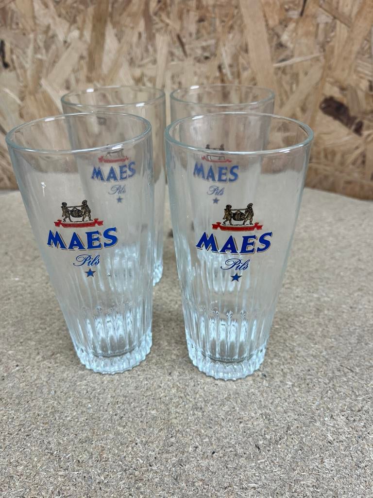 Lot de 4 verres Maes Pils, Collections, Enlèvement, Neuf