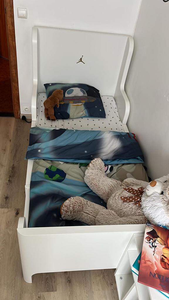 Lit enfant extensible, Enfants & Bébés, Matelas, 70 à 85 cm, Enlèvement, Utilisé