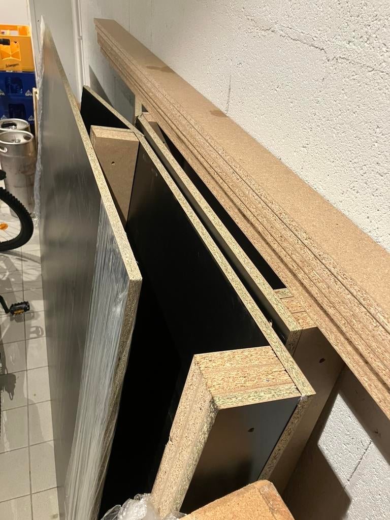 Gratis betonplaat en spaanderplaat, Enlèvement, Comme neuf