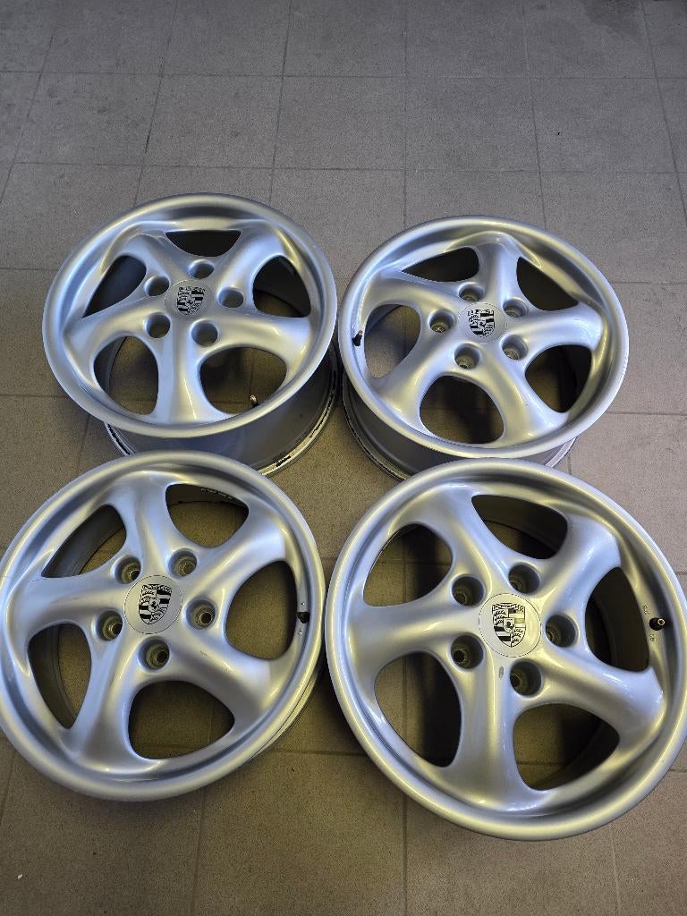 jantes Turbolook d'origine Porsche 911/996, Autos : Pièces & Accessoires, Pneus & Jantes, Enlèvement, Utilisé, 17 pouces, Jante(s)