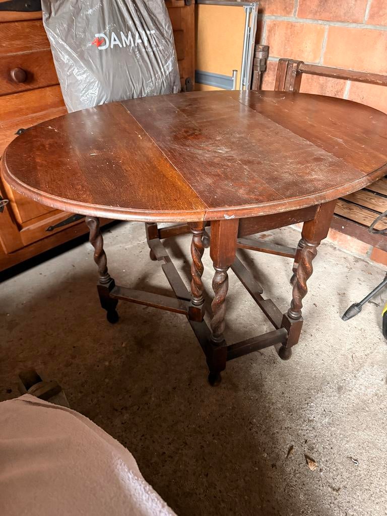 Mooi antieke klaptafel, Ophalen