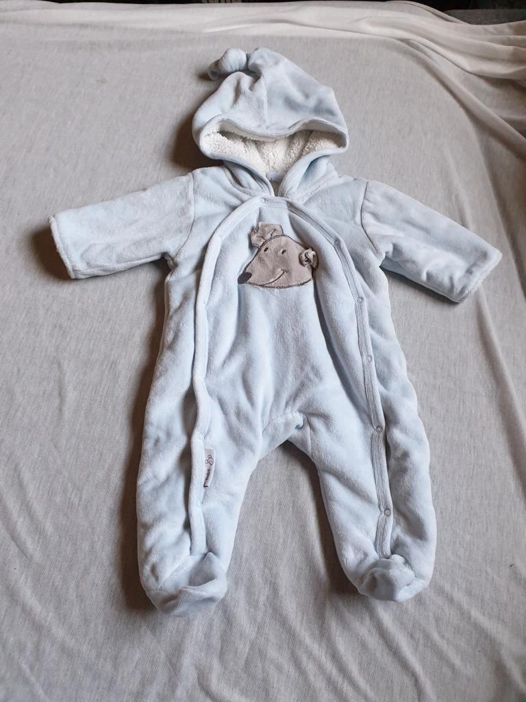 Slaapzak baby - blauw 1 maand, Kinderen en Baby's, Babykleding | Maat 62, Ophalen