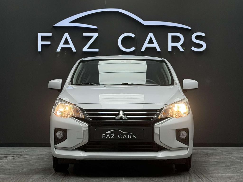 Mitsubishi Space Star 1.0i Inform * 1ER PROP + CLIM + GARANT, Auto's, Mitsubishi, Voorwielaandrijving, Stof, Gebruikt, Wit