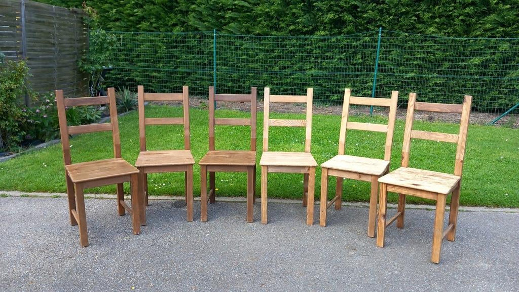 Chaises en bois ikea, Enlèvement, Bois