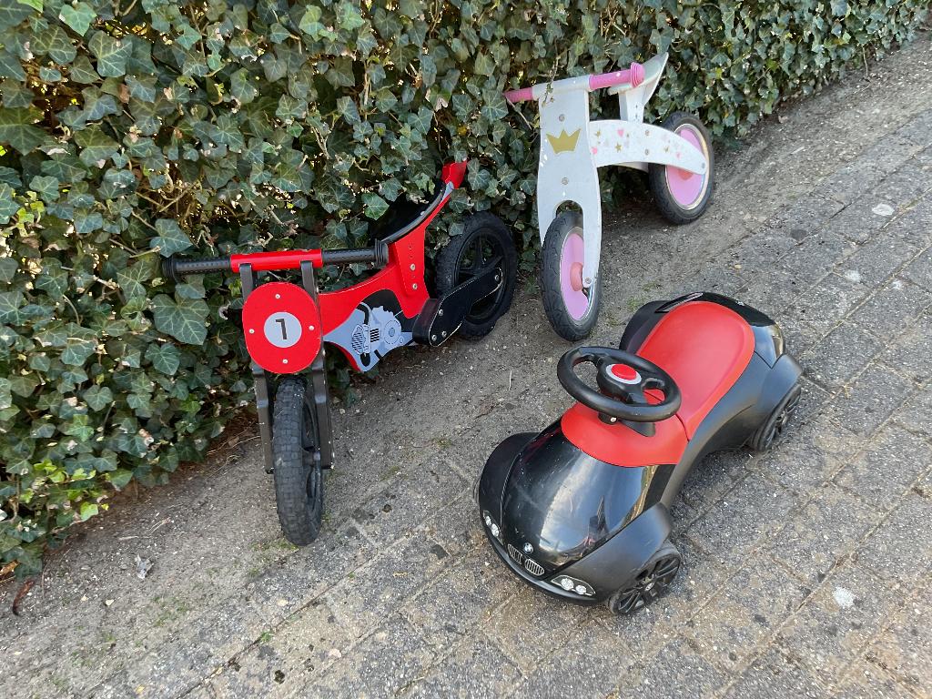 3 Loopfietsjes, Fietsen en Brommers, Fietsen | Kinderfietsjes, Ophalen, Gebruikt