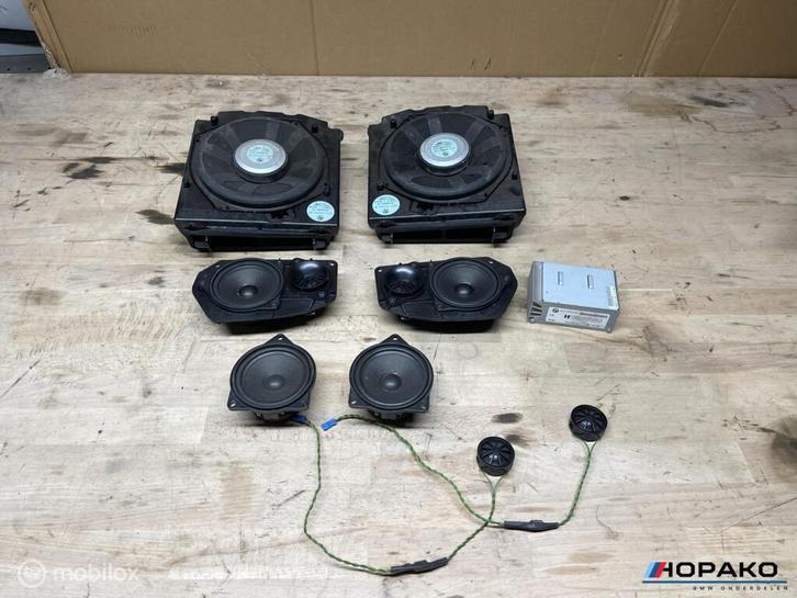 Speakerset BMW 5 serie E60 E61 Hifi, Autos : Pièces & Accessoires, Électronique & Câbles, Utilisé, Enlèvement ou Envoi