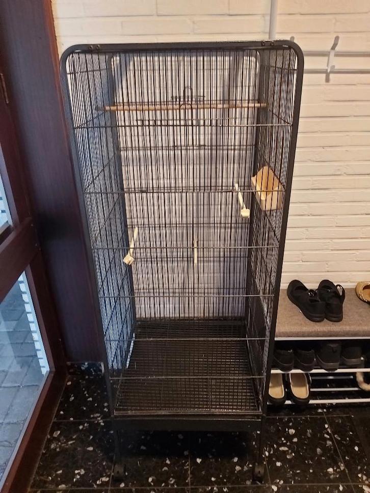 vogelkooi, Dieren en Toebehoren, Vogels | Hokken en Kooien, Zo goed als nieuw, Vogelkooi, Metaal, Ophalen