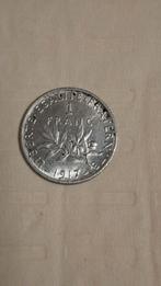 france 1 fr argent 1917 semeuse, Envoi, France, Monnaie en vrac, Argent