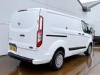Ford Transit Custom 2.0 TDCI 130PK Automaat L1H1 Airco Cruis, Auto's, Bestelwagens en Lichte vracht, Stof, Zwart, 4 cilinders