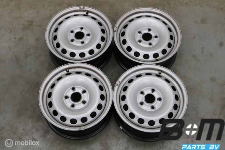 Org 15 inch stalen velgen VW Caddy 2K 2K0601027B, Auto-onderdelen, Banden en Velgen, Velg(en), Gebruikt