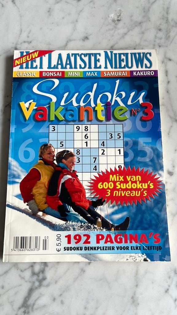 Sudoku, Ophalen, Nieuw, Puzzelboek