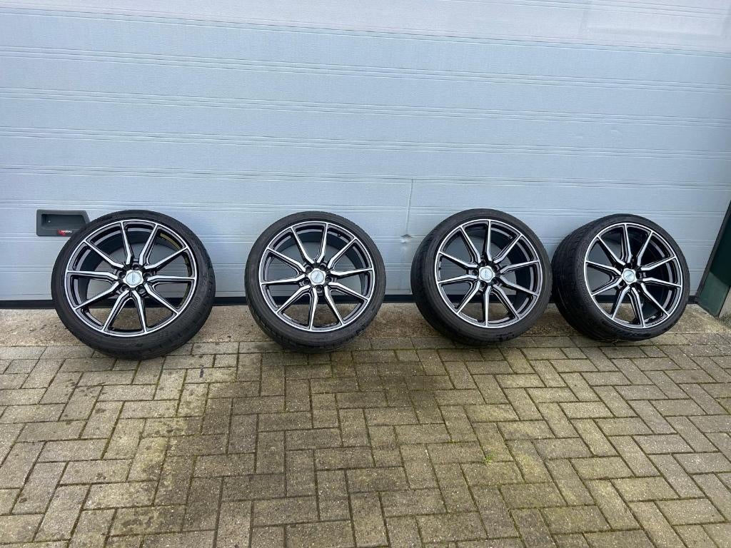 Velgen Audi A6 VOSSEN HF3 Gloss black polished, Autos : Pièces & Accessoires, Pneus & Jantes, Pneus et Jantes, 255 mm, Véhicule de tourisme