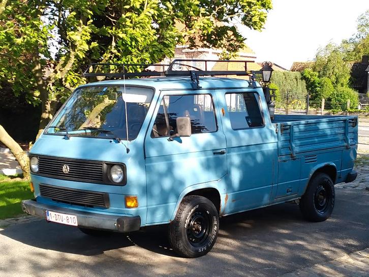 Volkswagen Transporter T3 1.6 D (DOKA), Auto's, Volkswagen, Particulier, Transporter, Dakrails, Mistlampen, Trekhaak, Diesel, Euro 1