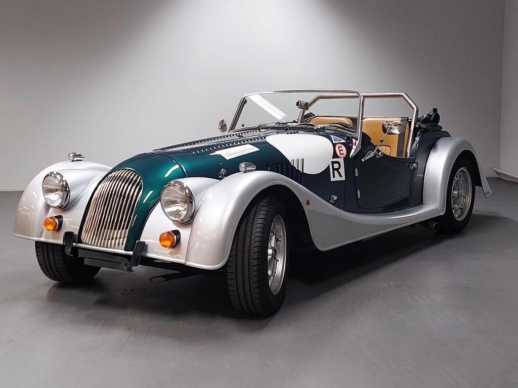 Morgan Lightweight, de moderne klassieker met pit, Auto's, Achterwielaandrijving, Beige, Cabriolet, 2996 cc