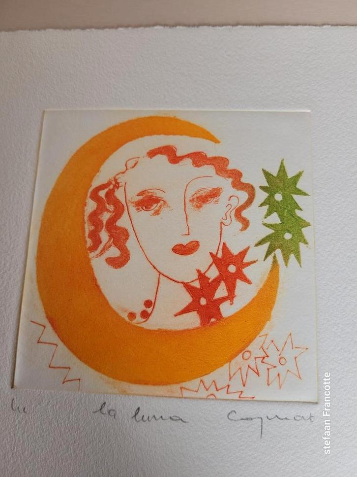 Katrien caymax, Antiek en Kunst, Kunst | Litho's en Zeefdrukken, Ophalen