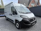 Fiat Ducato 2.2JTD, 2023, 25.000km, AC, Navi, Camper + Keuri, Achat, Entreprise, Carnet d'entretien, Noir