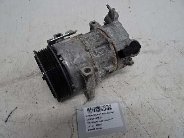 COMPRESSEUR CLIMATISATION Citroën Berlingo (9802875780), Utilisé, Citroën