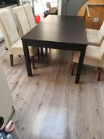 Eettafel + eetstoelen, Huis en Inrichting, Tafels | Eettafels, Ophalen, Zo goed als nieuw