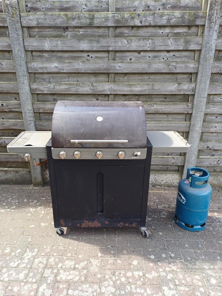 Gasbarbecue Barbecook Brahma 5.2 + 2 gasflessen, Jardin & Terrasse, Barbecues à gaz, Enlèvement, Utilisé, Barbecook