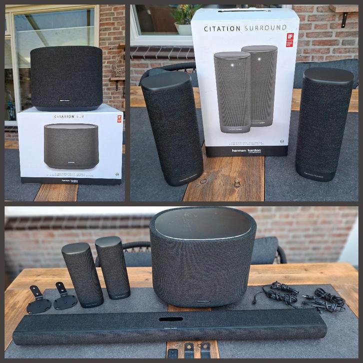 Harman Kardon Citation 1100 Mo avec grand sub et enceintes, TV, Hi-fi & Vidéo, Barres de son, Utilisé, Bluetooth, Avec subwoofer externe