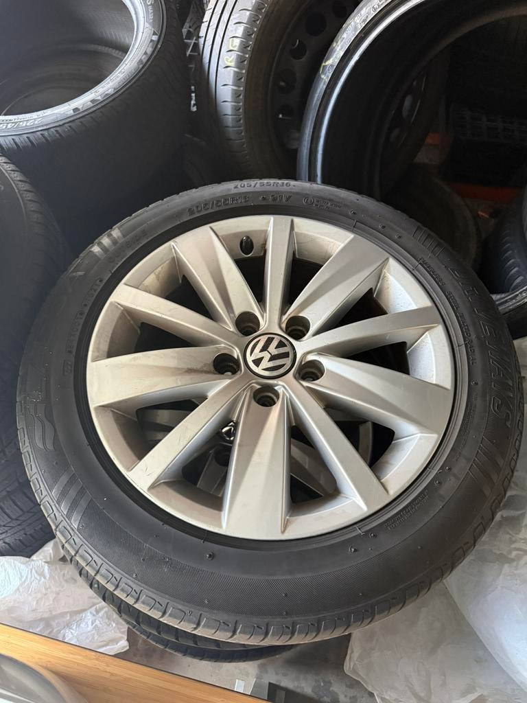 4 Jantes VW 5x112, Autos : Pièces & Accessoires, Pneus & Jantes, Enlèvement ou Envoi, Jante(s)