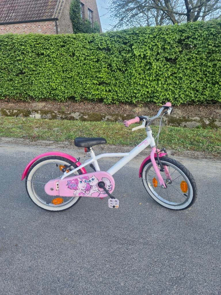Vélo pour enfants 16 pouces, Vélos & Vélomoteurs, B-twin, Frein sur jante, Enlèvement, Utilisé
