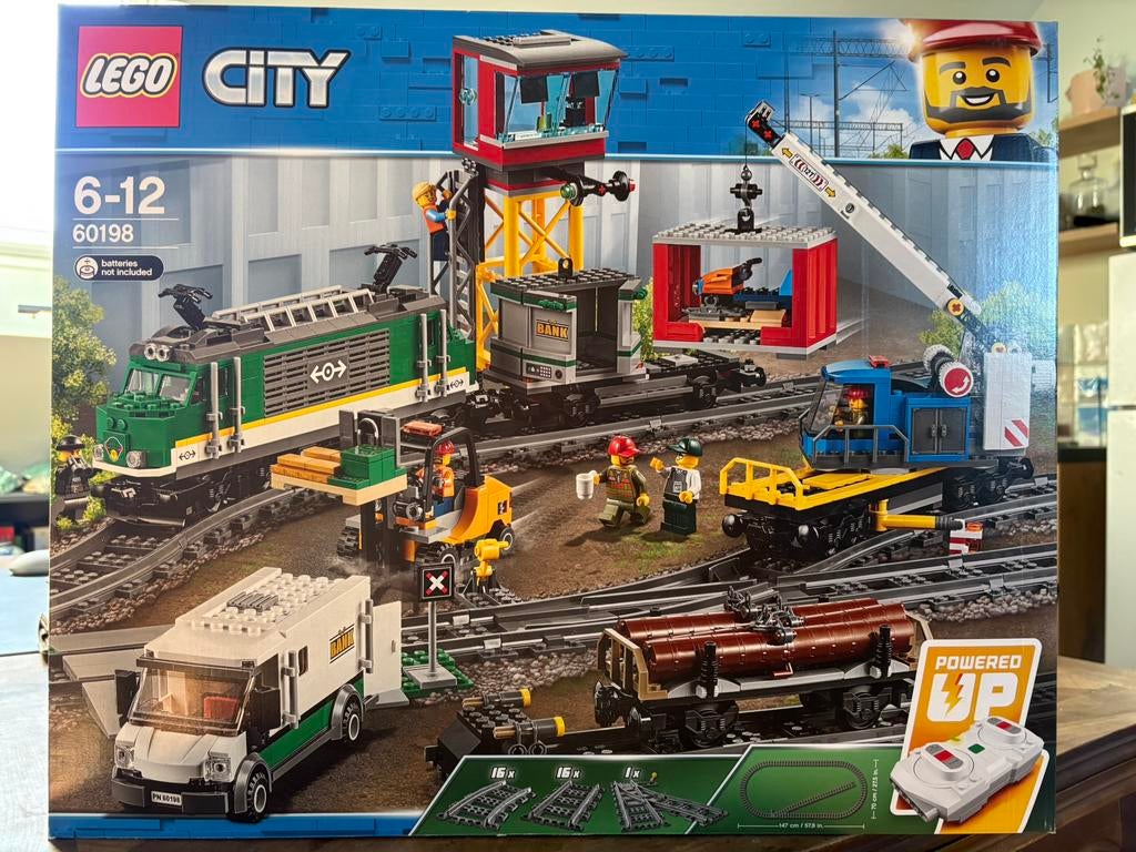 Lego 60198 cargo train, City, Lego, Nieuw, Ophalen of Verzenden