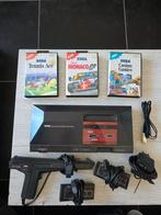 Compleet Sega Master System + games, geweer en 2 controllers, Master System, Met 2 controllers, Ophalen of Verzenden, Gebruikt